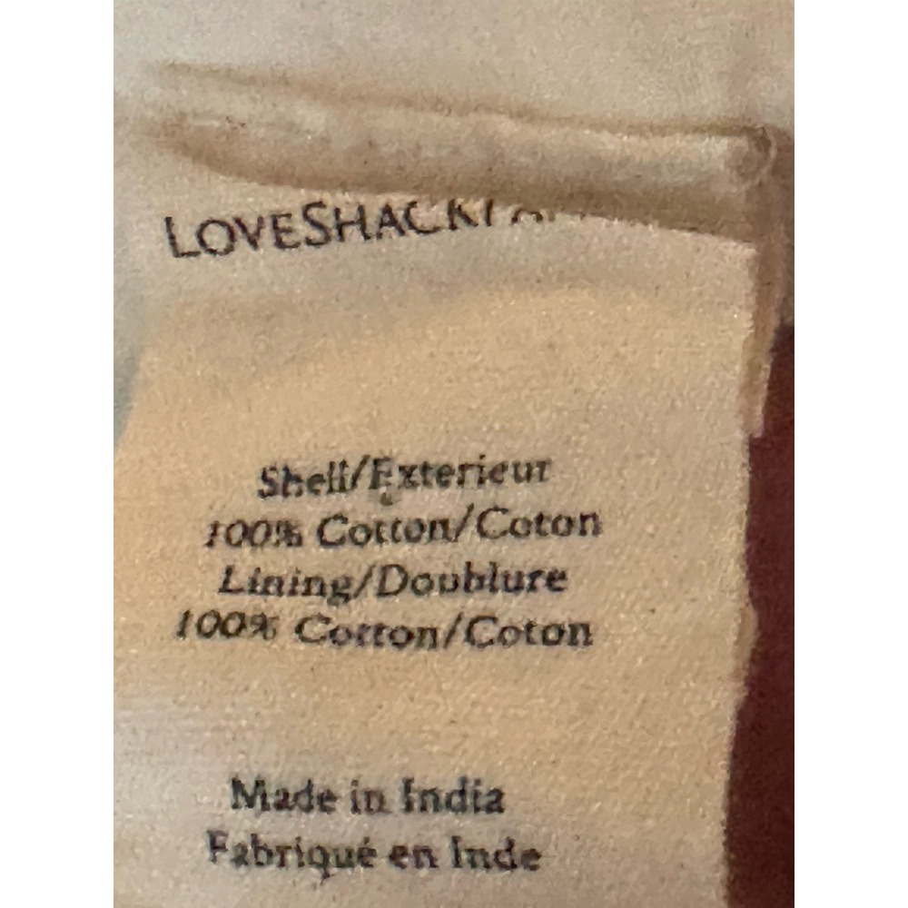 Love Shack Fancy Cotton Tiered Ruffle Mini Skirt in Vanilla Foam Women Size M - Picture 10 of 11